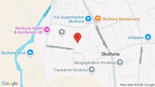 Lägenheter att hyra i Västerås - kort over placeringen