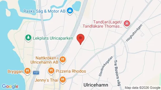 Lägenheter att hyra i Ulricehamn - kort over placeringen