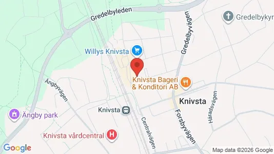 Lägenheter att hyra i Knivsta - kort over placeringen