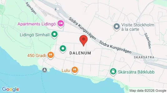 Lägenheter att hyra i Lidingö - kort over placeringen