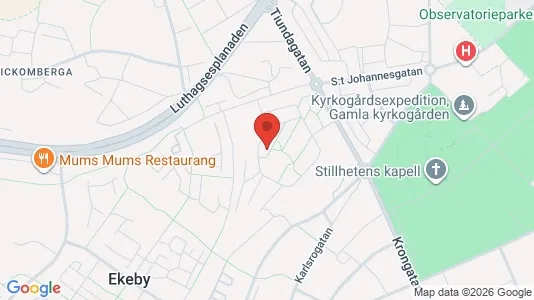 Lägenheter att hyra i Uppsala - kort over placeringen