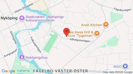 Lägenheter att hyra i Nyköping - kort over placeringen