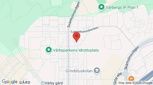 Lägenheter att hyra i Huddinge - kort over placeringen