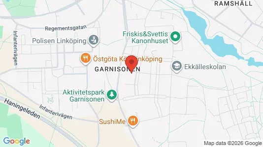 Lägenheter att hyra i Linköping - kort over placeringen