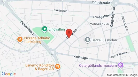 Lägenheter att hyra i Linköping - kort over placeringen