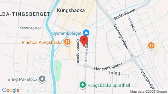 Lägenheter att hyra i Kungsbacka - kort over placeringen