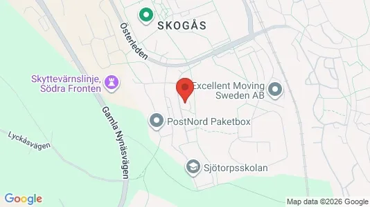 Lägenheter att hyra i Huddinge - kort over placeringen
