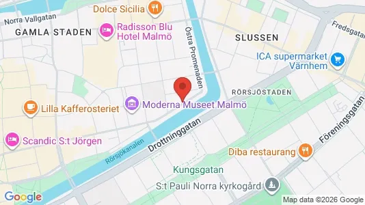 Lägenheter att hyra i Malmö Centrum - kort over placeringen