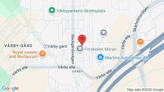 Lägenheter att hyra i Huddinge - kort over placeringen