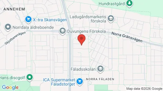 Lägenheter att hyra i Lund - kort over placeringen