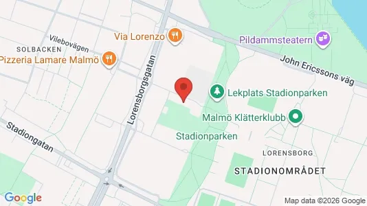 Lägenheter att hyra i Malmö Centrum - kort over placeringen