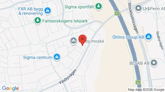 Lägenheter att hyra i Upplands Väsby - kort over placeringen