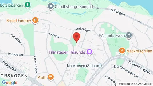 Lägenheter att hyra i Sundbyberg - kort over placeringen