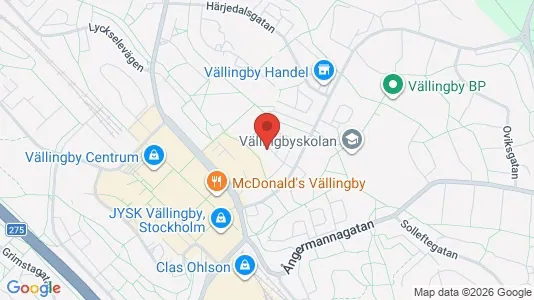 Lägenheter att hyra i Västerort - kort over placeringen