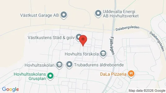 Lägenheter att hyra i Uddevalla - kort over placeringen