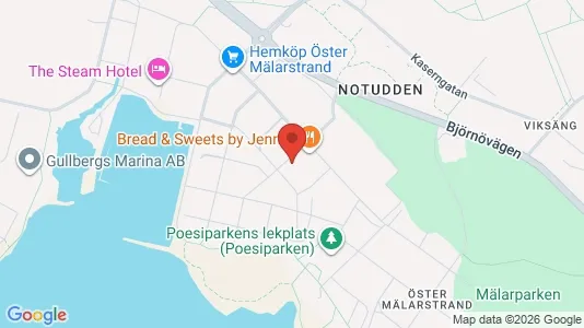 Lägenheter att hyra i Västerås - kort over placeringen
