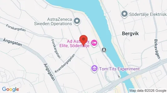 Lägenheter att hyra i Södertälje - kort over placeringen