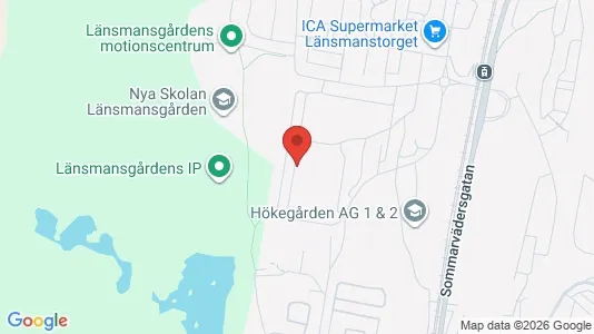 Lägenheter att hyra i Västra hisingen - kort over placeringen