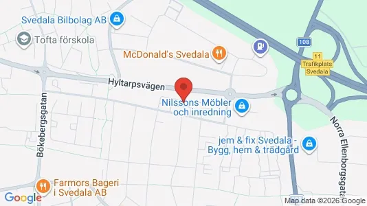 Lägenheter att hyra i Svedala - kort over placeringen