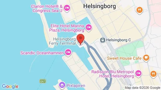 Lägenheter att hyra i Helsingborg - kort over placeringen