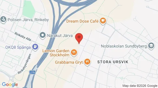 Lägenheter att hyra i Sundbyberg - kort over placeringen