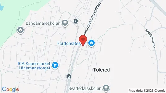 Lägenheter att hyra i Västra hisingen - kort over placeringen