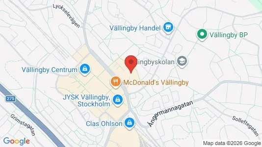 Lägenheter att hyra i Västerort - kort over placeringen