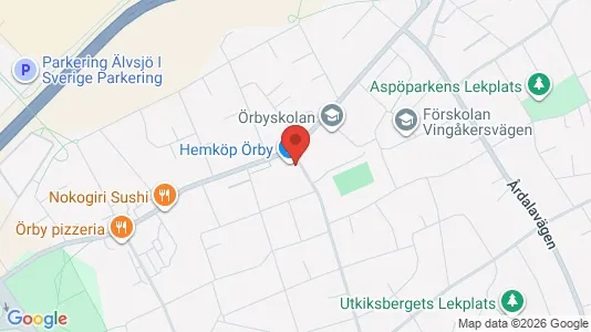 Lägenheter att hyra i Söderort - kort over placeringen