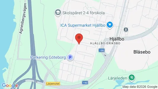 Lägenheter att hyra i Angered - kort over placeringen