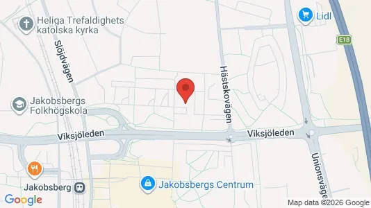 Lägenheter att hyra i Järfälla - kort over placeringen