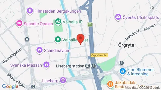 Lägenheter att hyra i Örgryte-Härlanda - kort over placeringen