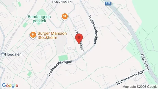 Lägenheter att hyra i Söderort - kort over placeringen