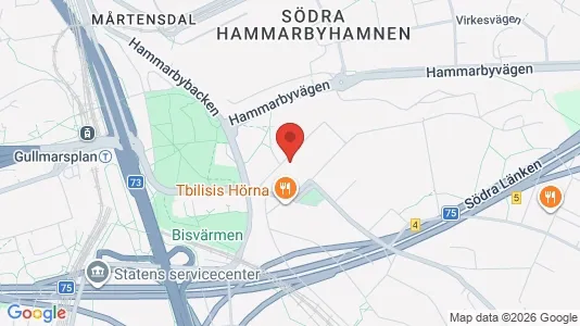 Lägenheter att hyra i Söderort - kort over placeringen