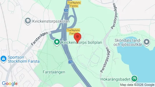 Lägenheter att hyra i Huddinge - kort over placeringen
