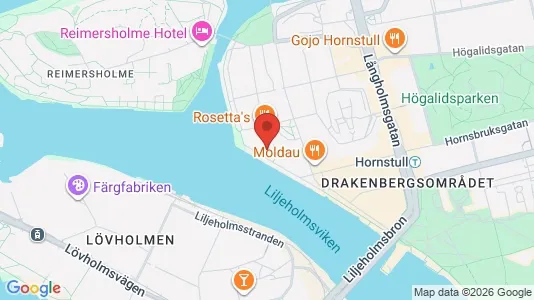 Lägenheter att hyra i Södermalm - kort over placeringen