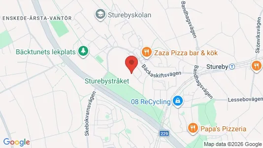 Lägenheter att hyra i Söderort - kort over placeringen