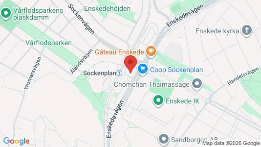 Lägenheter att hyra i Söderort - kort over placeringen