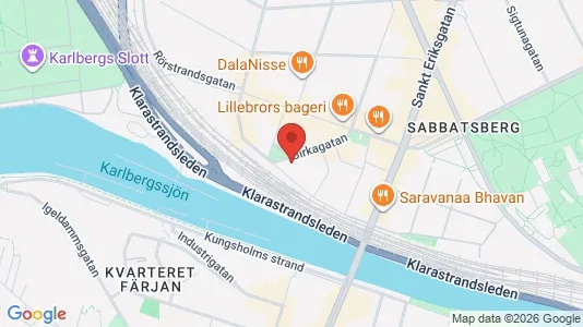 Lägenheter att hyra i Vasastan - kort over placeringen