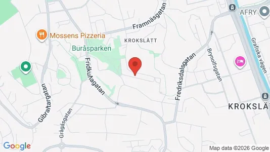 Lägenheter att hyra i Johanneberg - kort over placeringen