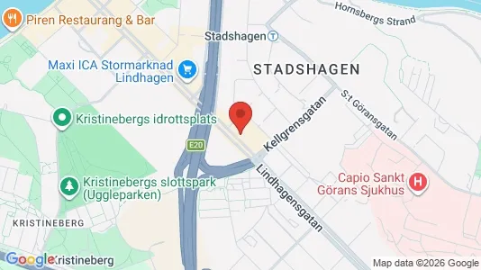 Lägenheter att hyra i Kungsholmen - kort over placeringen