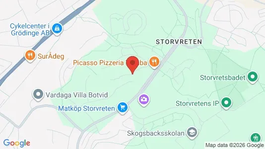 Lägenheter att hyra i Botkyrka - kort over placeringen