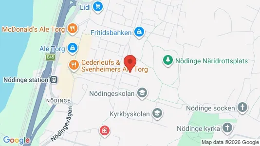 Lägenheter att hyra i Ale - kort over placeringen