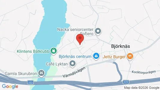 Lägenheter att hyra i Nacka - kort over placeringen