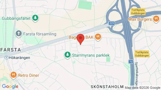 Lägenheter att hyra i Söderort - kort over placeringen