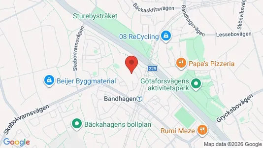 Lägenheter att hyra i Söderort - kort over placeringen