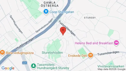 Lägenheter att hyra i Söderort - kort over placeringen