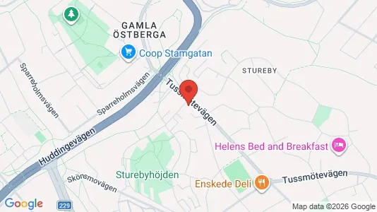 Lägenheter att hyra i Söderort - kort over placeringen