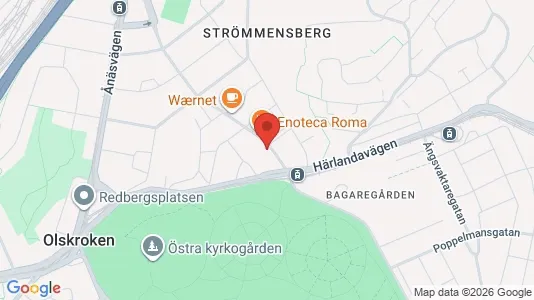 Lägenheter att hyra i Örgryte-Härlanda - kort over placeringen