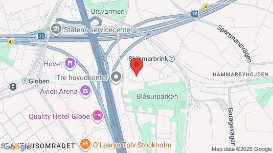Lägenheter att hyra i Söderort - kort over placeringen