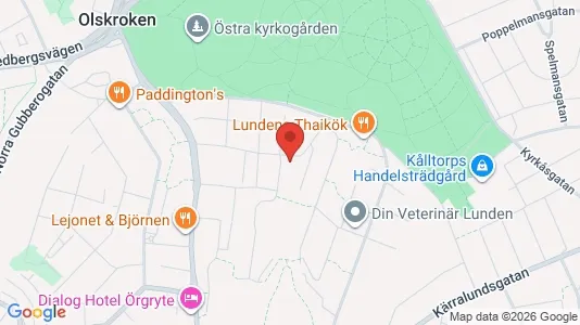 Lägenheter att hyra i Örgryte-Härlanda - kort over placeringen